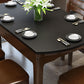 Contemporary Kitchen Dinner Table 4 Legs Extendable Dining Table Clearhalo 'Dining Tables & Seating' 'Dining Tables' 'dining_table' 'furn' 'furn_dining_table' 'Furniture' 'Kitchen & Dining Furniture' 7309844