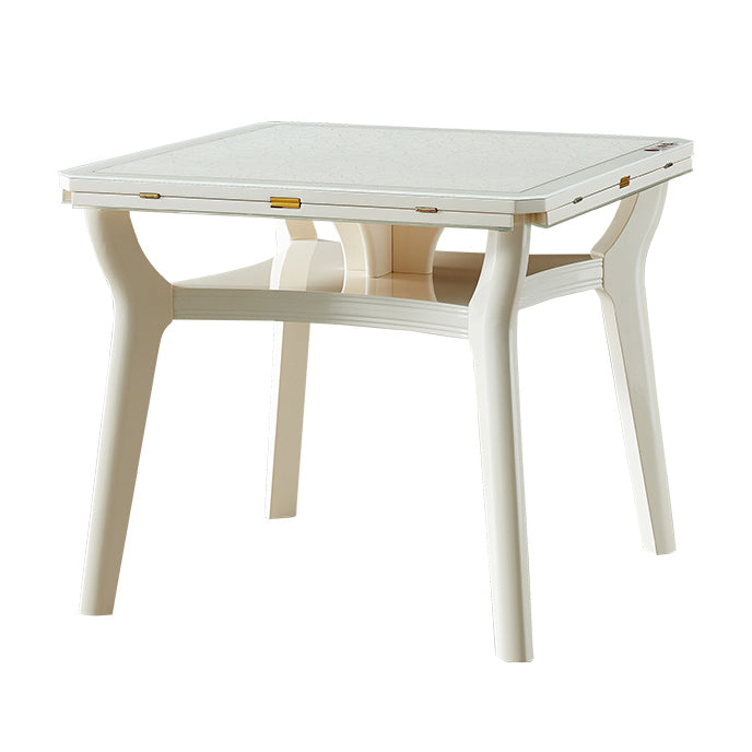 Mesa de comedor de cocina contemporánea, mesa de comedor extensible de 4 patas