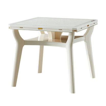 Mesa de comedor de cocina contemporánea, mesa de comedor extensible de 4 patas