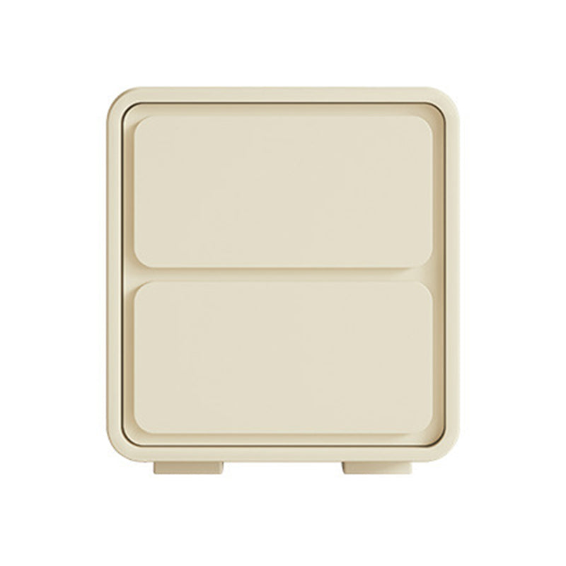 Comodino da comodino da tavolo da accento moderno con 2 cassetti