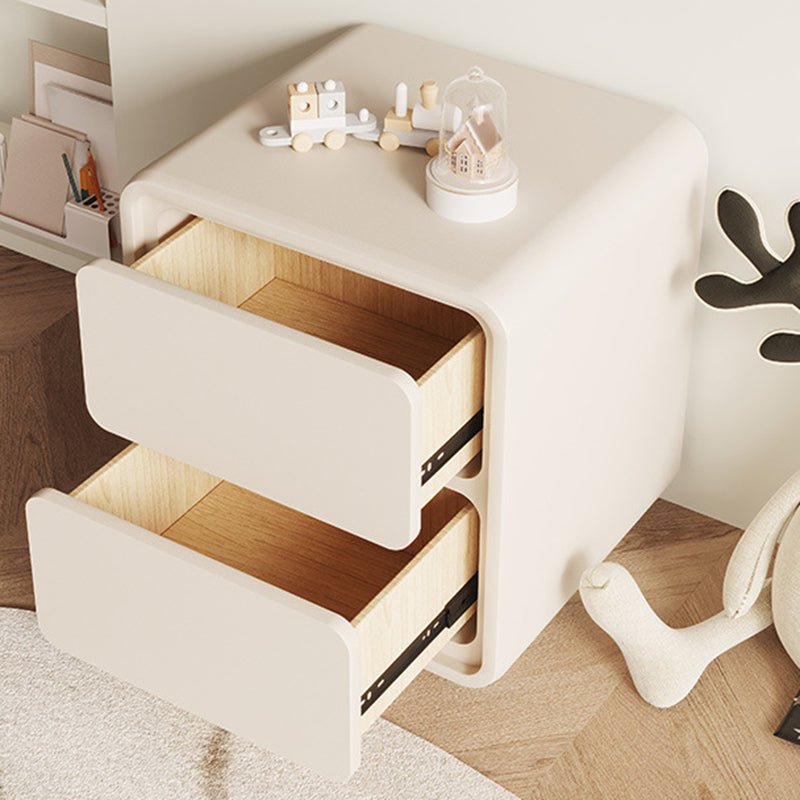 Comodino da comodino da tavolo da accento moderno con 2 cassetti