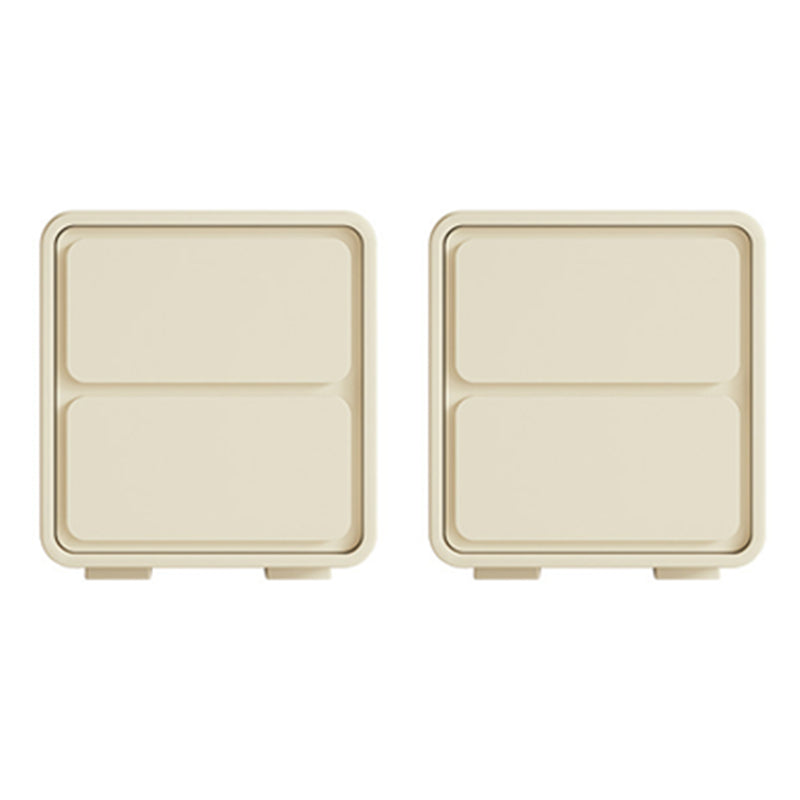 Comodino da comodino da tavolo da accento moderno con 2 cassetti