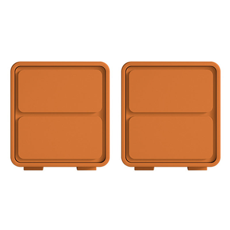 Comodino da comodino da tavolo da accento moderno con 2 cassetti