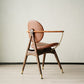 Contemporary Home Dining Chair Leather Upholstered Arm Chair