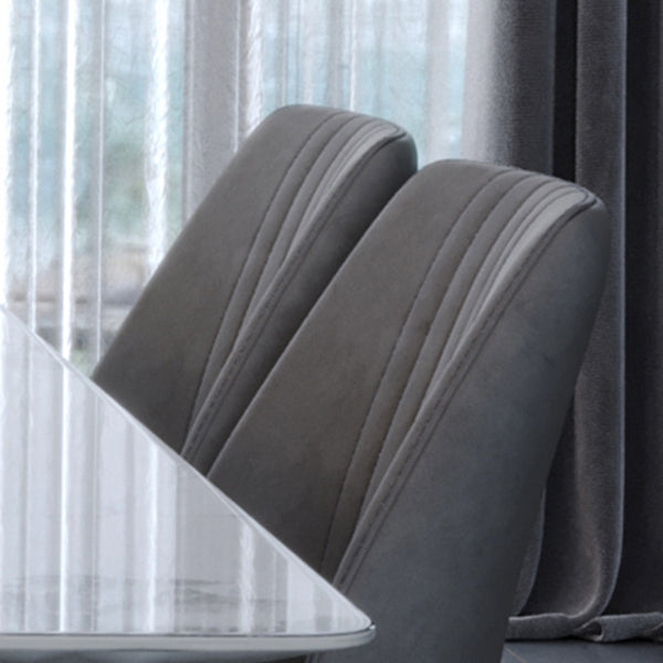 Faux Leder Esszimmerstühle Nordic Style Parsons Stuhl für Esszimmer