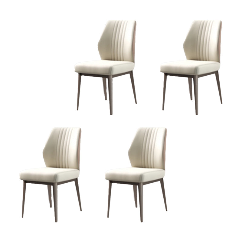 Faux Leder Esszimmerstühle Nordic Style Parsons Stuhl für Esszimmer