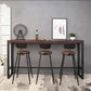 Contemporary Bar Stools Armless Dining Stools with Black Metal Base Clearhalo 'Bar Furniture' 'Bar Stools' 'bar_stools' 'furn' 'furn_bar_stools' 'Furniture' 'Kitchen & Dining Furniture' 7311115