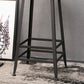 Contemporary Bar Stools Armless Dining Stools with Black Metal Base Clearhalo 'Bar Furniture' 'Bar Stools' 'bar_stools' 'furn' 'furn_bar_stools' 'Furniture' 'Kitchen & Dining Furniture' 7311126