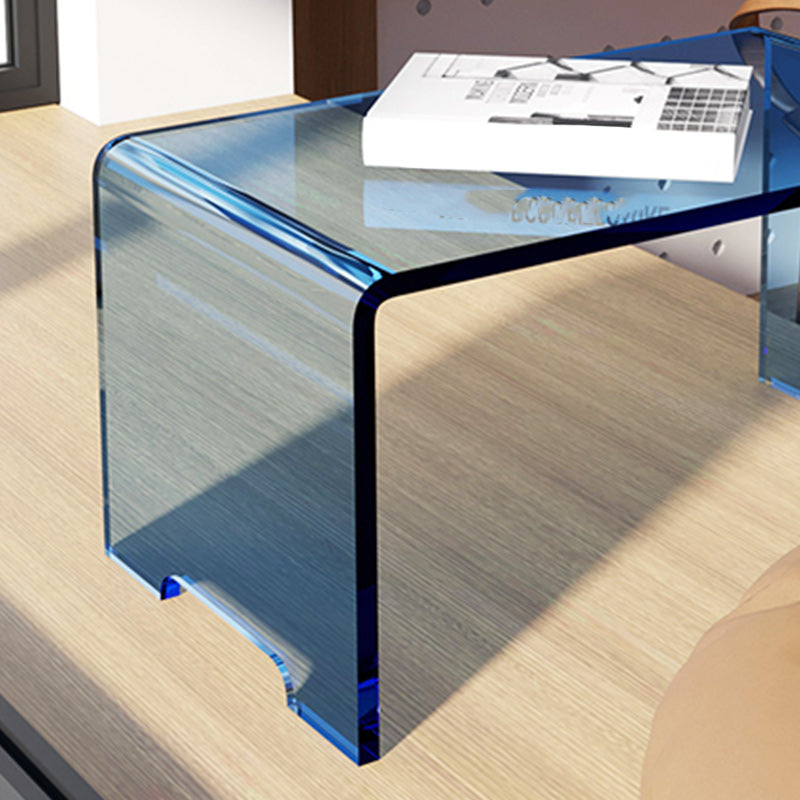 9" Wide Glam Corner Table Acrylic Rectangular Accent Side Table Clearhalo 'Coffee & Accent Tables' 'End & Side Tables' 'end_side_tables' 'furn' 'furn_end_side_tables' 'Furniture' 'Living Room Furniture' 7311148