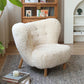 Basic Four Leg Lounge Chair Fixed Back Side Chair for Living Room Clearhalo 'Accent Chairs' 'accent_chairs' 'Chairs & Seating' 'furn' 'furn_accent_chairs' 'Furniture' 'Living Room Furniture' 7311234