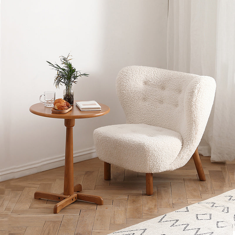 Basic Four Leg Lounge Chair Fixed Back Side Chair for Living Room Clearhalo 'Accent Chairs' 'accent_chairs' 'Chairs & Seating' 'furn' 'furn_accent_chairs' 'Furniture' 'Living Room Furniture' 7311236