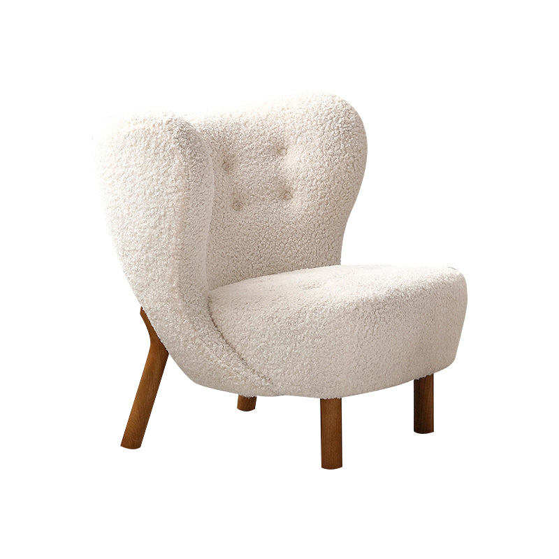 Basic Four Leg Lounge Chair Fixed Back Side Chair for Living Room Clearhalo 'Accent Chairs' 'accent_chairs' 'Chairs & Seating' 'furn' 'furn_accent_chairs' 'Furniture' 'Living Room Furniture' 7311242