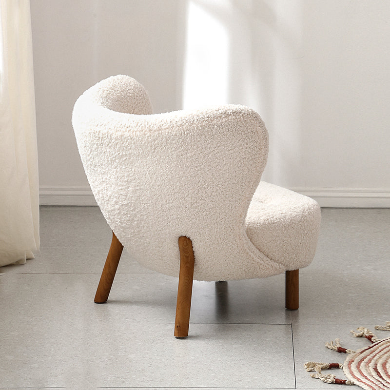 Basic Four Leg Lounge Chair Fixed Back Side Chair for Living Room Clearhalo 'Accent Chairs' 'accent_chairs' 'Chairs & Seating' 'furn' 'furn_accent_chairs' 'Furniture' 'Living Room Furniture' 7311252