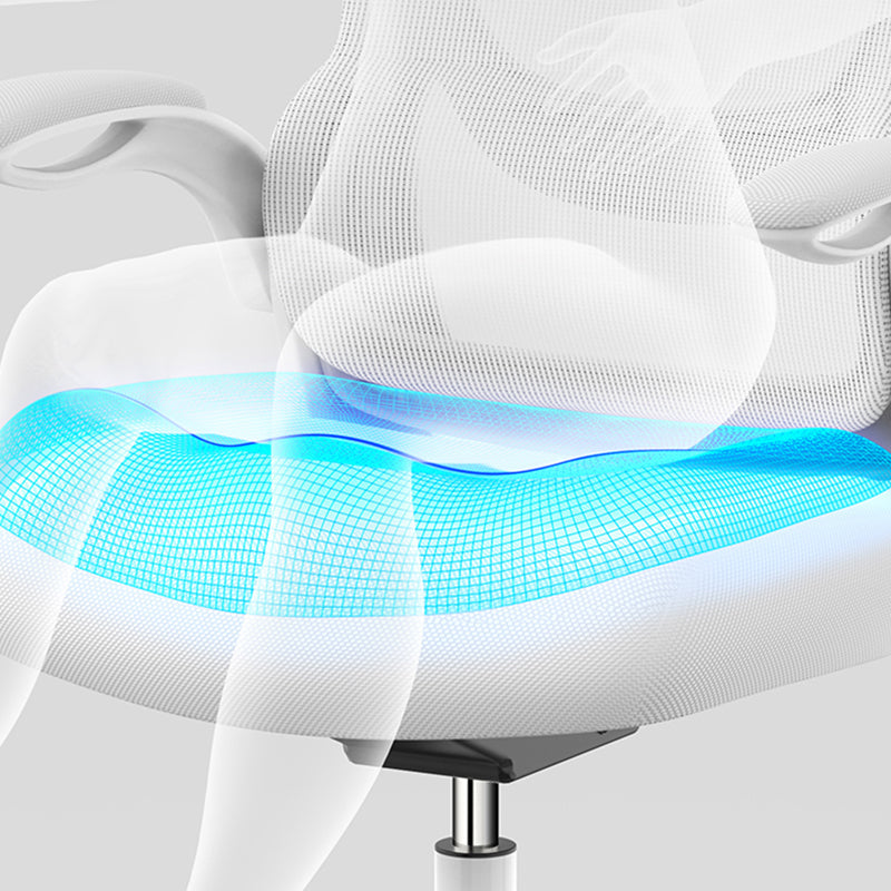 Modern Office Chair Removable Arms No Distressing Ergonomic Chair with Wheels Clearhalo 'furn' 'furn_office_chair' 'Furniture' 'Office Chairs' 'Office Furniture' 'office_chair' 7311311