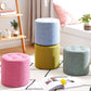 Stoffzylinderform Pouf Pure Color Tufted Contemporary Fade Resistant Pouf