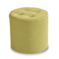Stoffzylinderform Pouf Pure Color Tufted Contemporary Fade Resistant Pouf