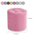 Stoffzylinderform Pouf Pure Color Tufted Contemporary Fade Resistant Pouf