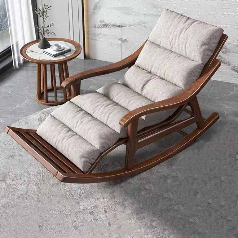Mid Century Modern Sofa Rocking Chair Indoor Wooden Rocking Chair with Cushion Clearhalo 'Chairs & Seating' 'furn' 'furn_rocking_chairs' 'Furniture' 'Living Room Furniture' 'Rocking Chairs' 'rocking_chairs' 7311389