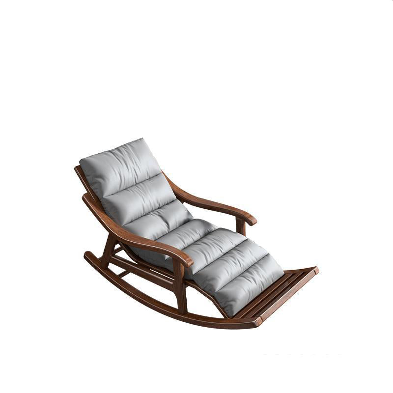 Mid Century Modern Sofa Rocking Chair Indoor Wooden Rocking Chair with Cushion Light Gray Clearhalo 'Chairs & Seating' 'furn' 'furn_rocking_chairs' 'Furniture' 'Living Room Furniture' 'Rocking Chairs' 'rocking_chairs' 7311393