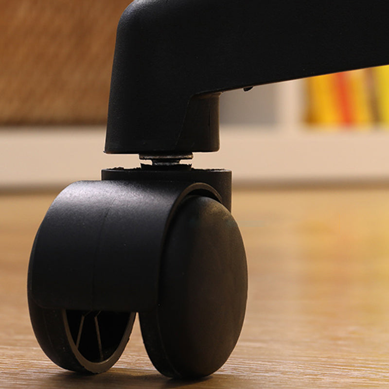 Modern Office Chair Armless Leather Adjustable Seat Height Swivel Chair with Wheels Clearhalo 'furn' 'furn_office_chair' 'Furniture' 'Office Chairs' 'Office Furniture' 'office_chair' 7311456