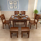 Modern Style Solid Wood Furniture 5/7 Pcs Rectangle Dinette Table with Armless Chair Table & Chair & Stool 7 Piece Set Clearhalo 'Dining Room Sets' 'Dining Tables & Seating' 'dining_room_set' 'furn' 'furn_dining_room_set' 'Furniture' 'Kitchen & Dining Furniture' 7311504