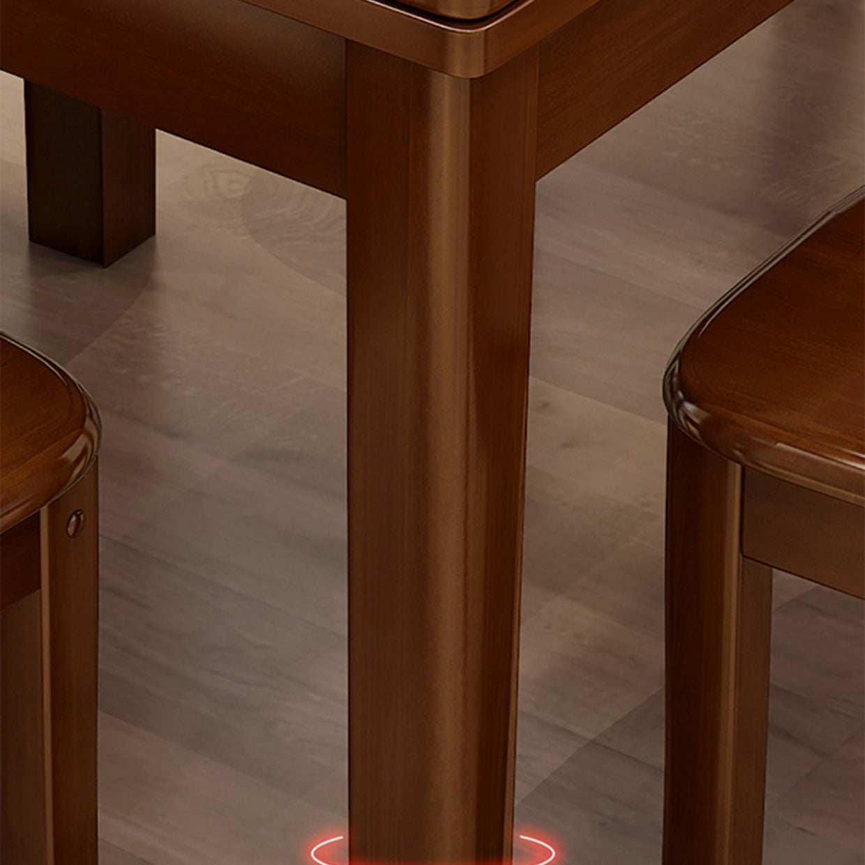 Modern Style Solid Wood Furniture 5/7 Pcs Rectangle Dinette Table with Armless Chair Clearhalo 'Dining Room Sets' 'Dining Tables & Seating' 'dining_room_set' 'furn' 'furn_dining_room_set' 'Furniture' 'Kitchen & Dining Furniture' 7311510