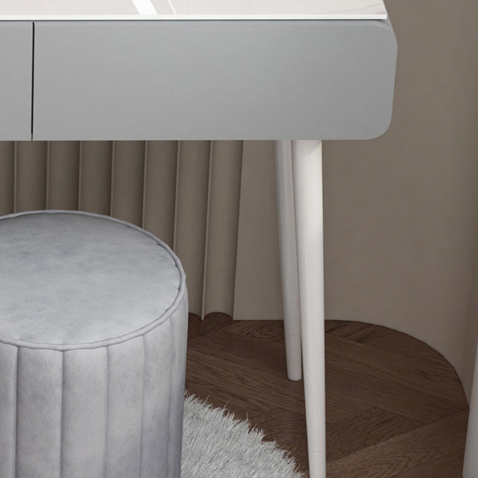 Contemporary Dressing Table Bedroom Wood Lighted Mirror Make-up Vanity