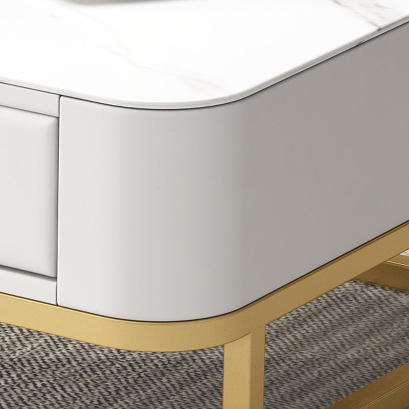 Square Coffee Table Frame Glass Top Coffee Table with Metal Legs Clearhalo 'Coffee & Accent Tables' 'Coffee Tables' 'coffee_tables' 'furn' 'furn_coffee_tables' 'Furniture' 'Living Room Furniture' 7311958