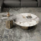 Round Coffee Table 3 Legs Slate Coffee Table Set with Metal Legs Clearhalo 'Coffee & Accent Tables' 'Coffee Tables' 'coffee_tables' 'furn' 'furn_coffee_tables' 'Furniture' 'Living Room Furniture' 7312054