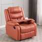 Contemporary Home Theater Recliner Manual-Push Botton Metal Solid Color Indoor Clearhalo 'Chairs & Seating' 'furn' 'furn_recliners' 'Furniture' 'Living Room Furniture' 'Recliners' 7312080