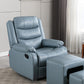Contemporary Home Theater Recliner Manual-Push Botton Metal Solid Color Indoor Clearhalo 'Chairs & Seating' 'furn' 'furn_recliners' 'Furniture' 'Living Room Furniture' 'Recliners' 7312086