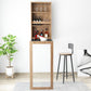 Folding Bar Pub Table Set 1/2/3 Pcs Modern Wood Bar Table and Mateal Frame Stools Table & Chair(s) 2 Piece Set Clearhalo 'Bar Furniture' 'furn' 'furn_home_bar_bar_sets' 'Furniture' 'Home Bars & Bar Sets' 'home_bar_bar_sets' 'Kitchen & Dining Furniture' 7312280