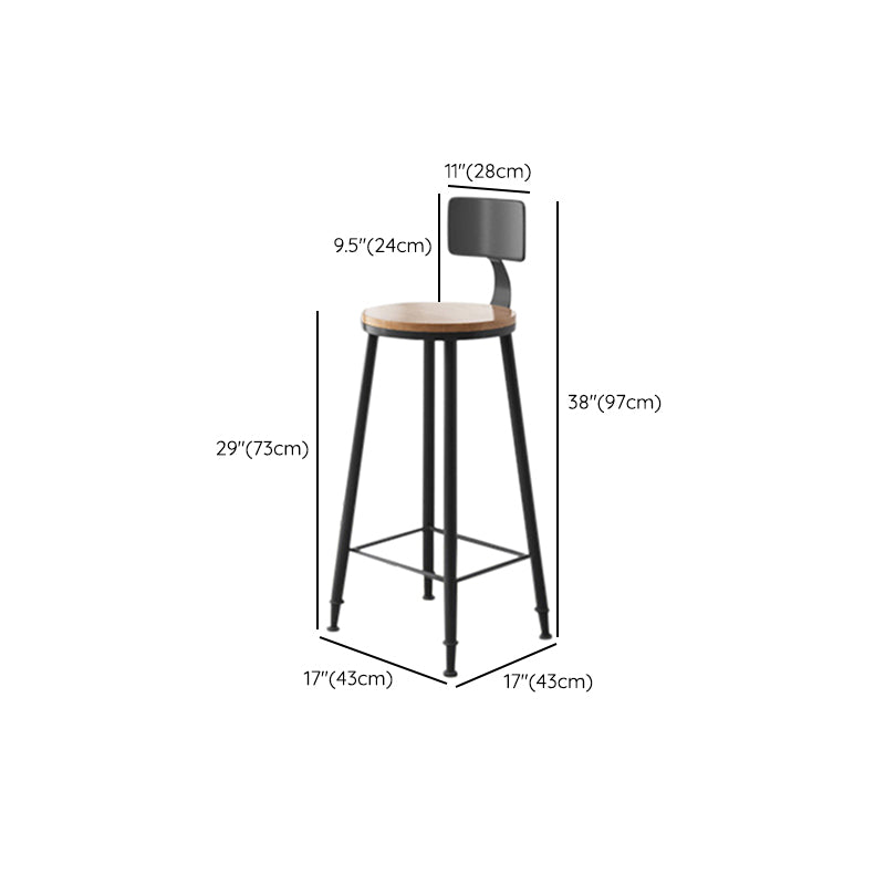 Folding Bar Pub Table Set 1/2/3 Pcs Modern Wood Bar Table and Mateal Frame Stools Clearhalo 'Bar Furniture' 'furn' 'furn_home_bar_bar_sets' 'Furniture' 'Home Bars & Bar Sets' 'home_bar_bar_sets' 'Kitchen & Dining Furniture' 7312291