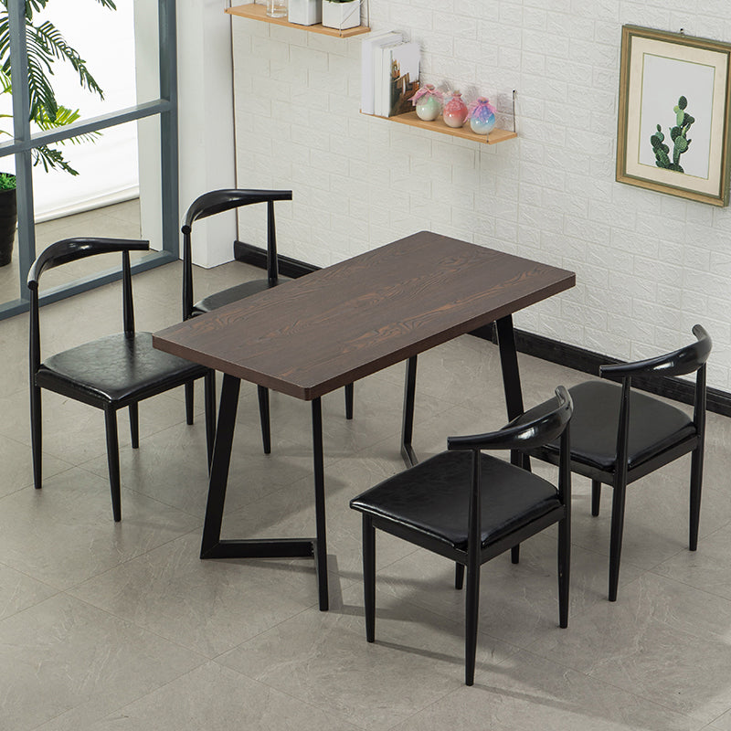 Set di tavoli da pranzo industriale 1/3/5 pezzi con mobili da cucina a base di metallo