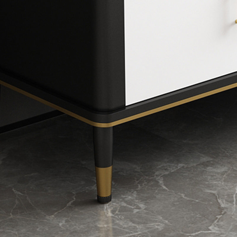 Contemporary TV Media Console Stone TV Stand Console with Drawer Clearhalo 'furn' 'furn_tv_stands_entertainment_centers' 'Furniture' 'Living Room Furniture' 'TV Stands & Entertainment Centers' 'TV Stands & Media Storage Furniture' 'tv_stands_entertainment_centers' 7314474