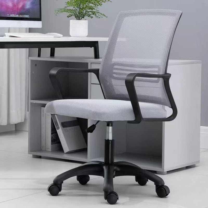 Moderne Fixed Arms Conference Chair Mesh Back Desk Chair für Büro