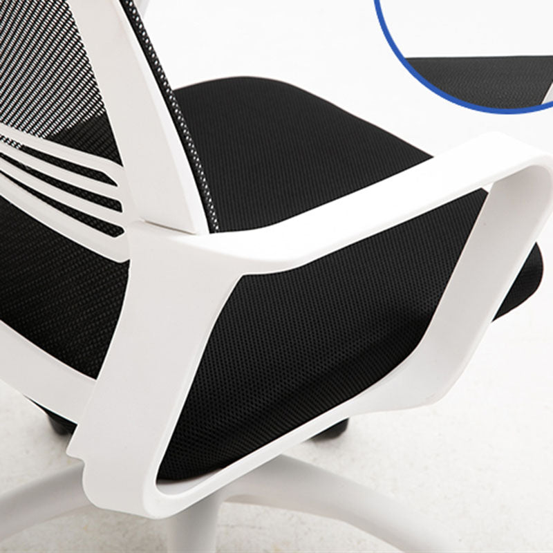 Moderne Fixed Arms Conference Chair Mesh Back Desk Chair für Büro