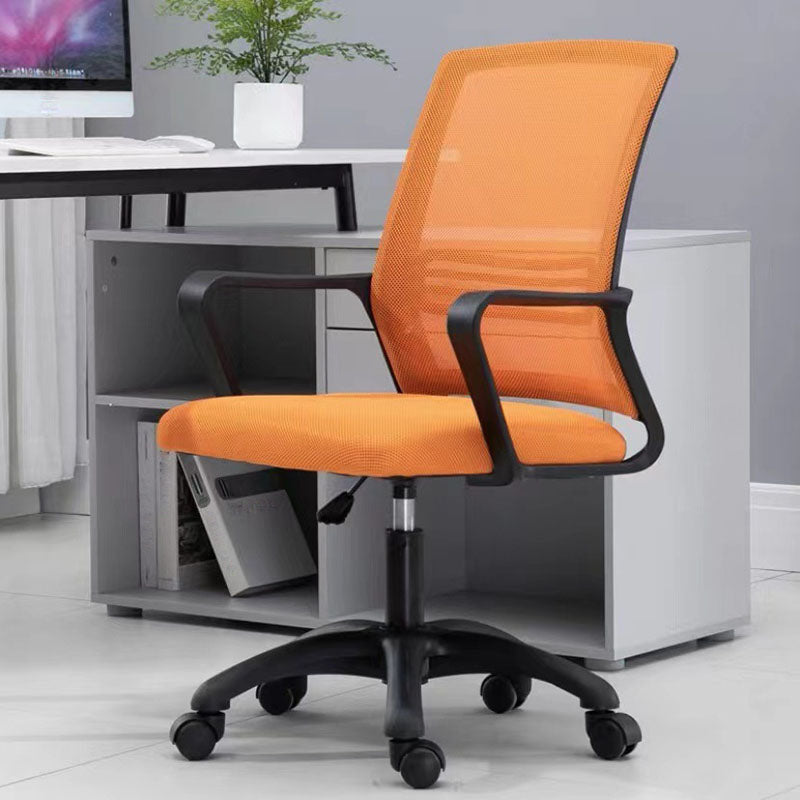 Moderne Fixed Arms Conference Chair Mesh Back Desk Chair für Büro