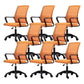 Moderne Fixed Arms Conference Chair Mesh Back Desk Chair für Büro