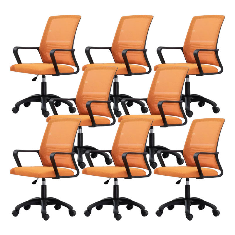 Moderne Fixed Arms Conference Chair Mesh Back Desk Chair für Büro