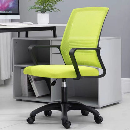 Moderne Fixed Arms Conference Chair Mesh Back Desk Chair für Büro