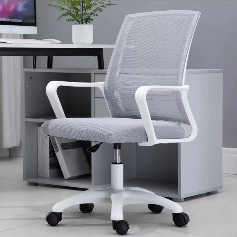 Moderne Fixed Arms Conference Chair Mesh Back Desk Chair für Büro