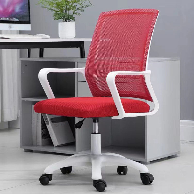 Moderne Fixed Arms Conference Chair Mesh Back Desk Chair für Büro
