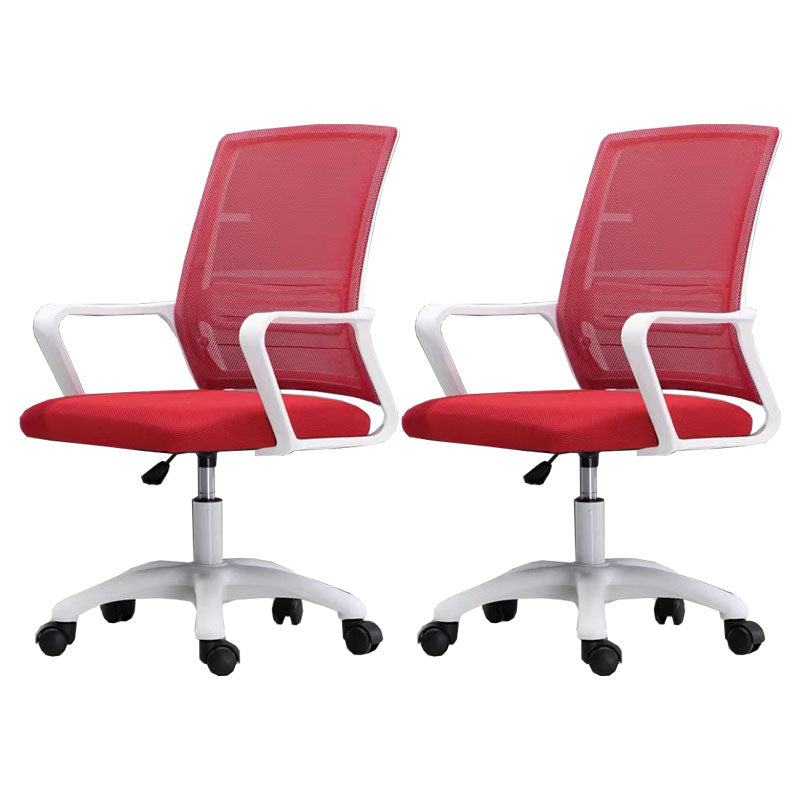 Moderne Fixed Arms Conference Chair Mesh Back Desk Chair für Büro