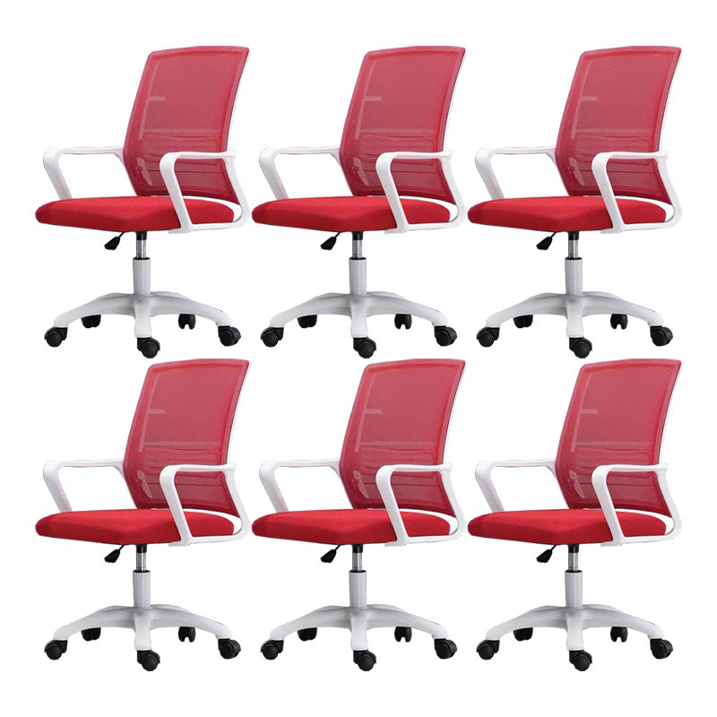 Moderne Fixed Arms Conference Chair Mesh Back Desk Chair für Büro
