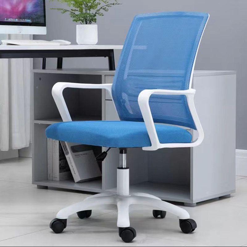 Moderne Fixed Arms Conference Chair Mesh Back Desk Chair für Büro