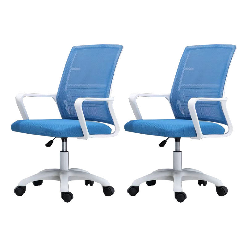 Moderne Fixed Arms Conference Chair Mesh Back Desk Chair für Büro