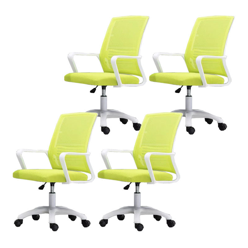 Moderne Fixed Arms Conference Chair Mesh Back Desk Chair für Büro