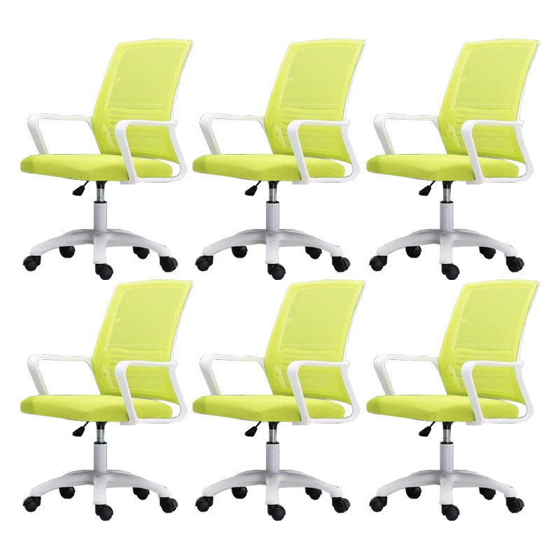 Moderne Fixed Arms Conference Chair Mesh Back Desk Chair für Büro