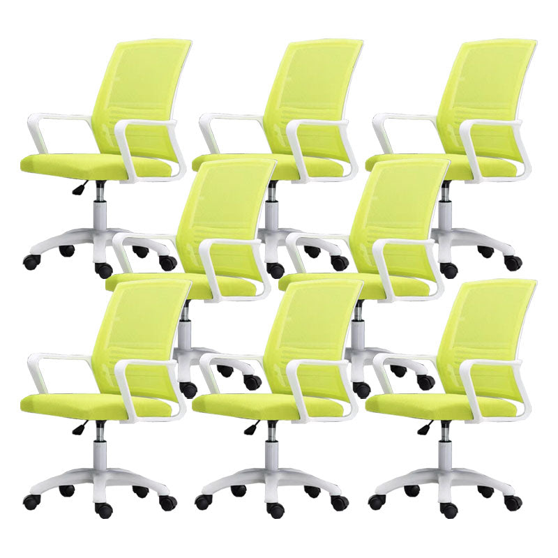 Moderne Fixed Arms Conference Chair Mesh Back Desk Chair für Büro